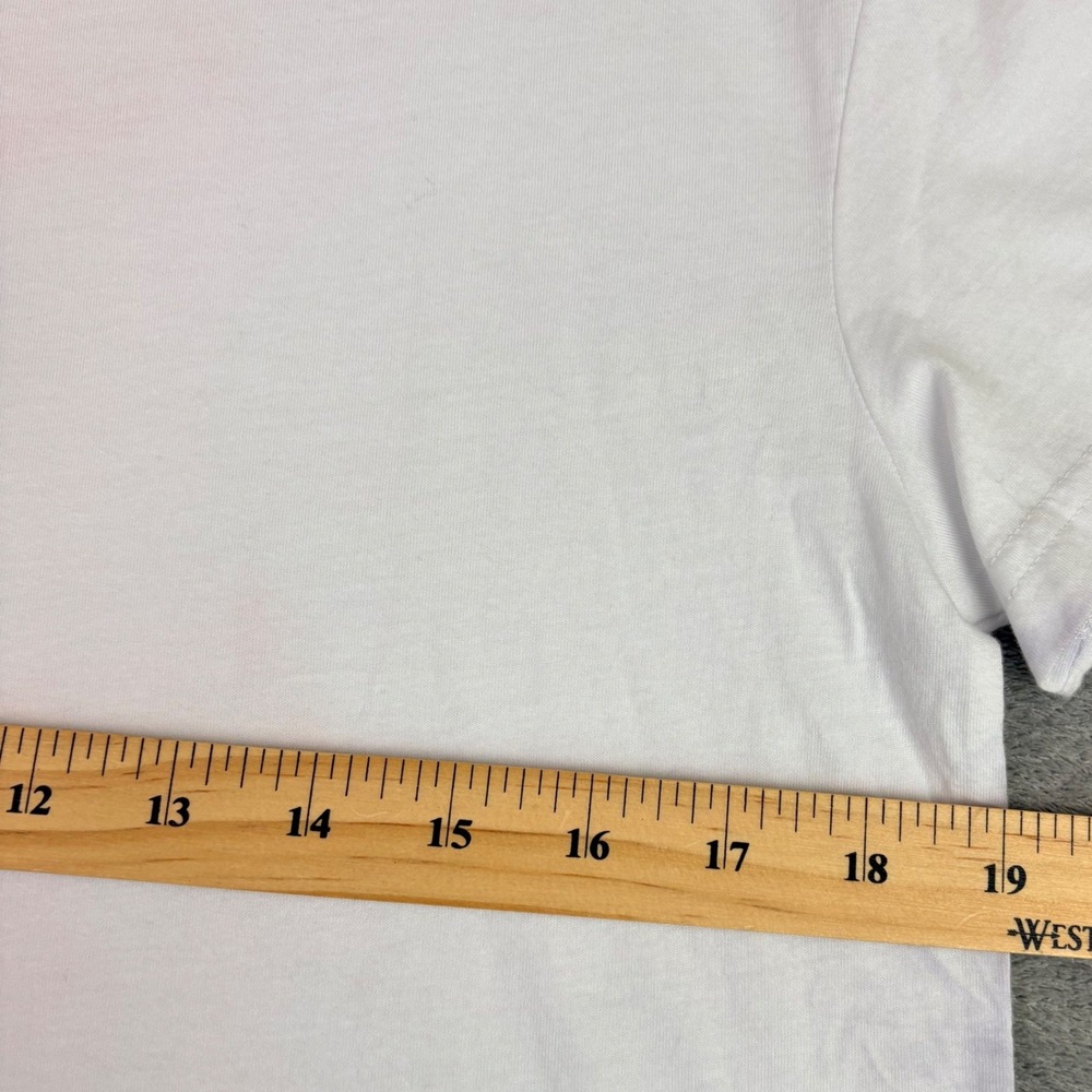 Calme by Johnny Was XS White Light Tie Dye Short Sleeve Boxy Crewneck T-Shirt - Picture 6 of 10